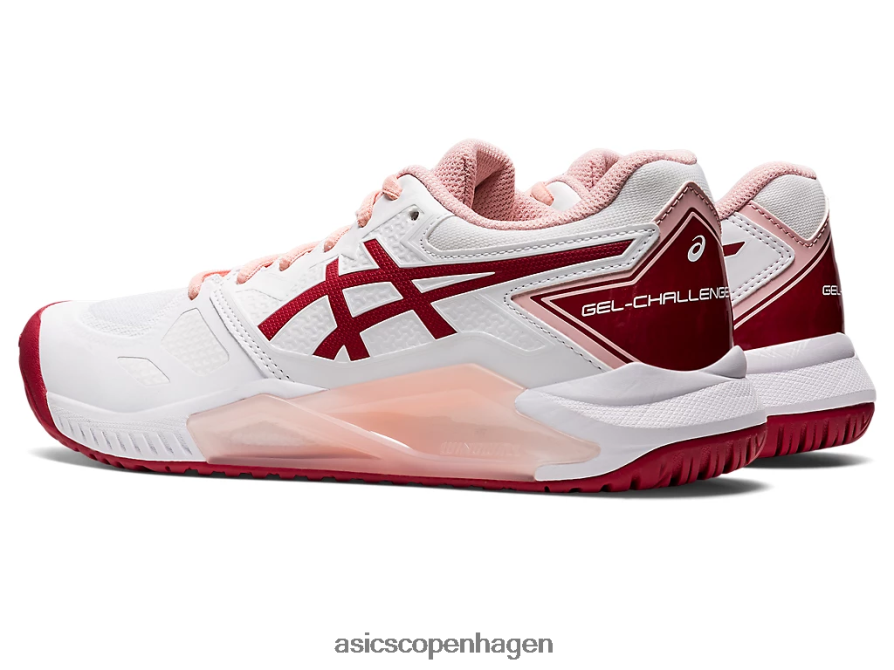 Asics gel-challenger 13 hvid/tranebær Z206F62720