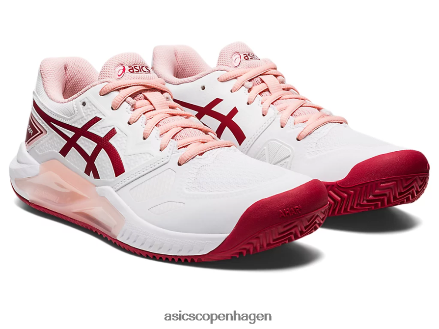 Asics gel-challenger 13 ler hvid/tranebær Z206F62804