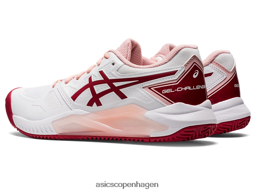 Asics gel-challenger 13 ler hvid/tranebær Z206F62804