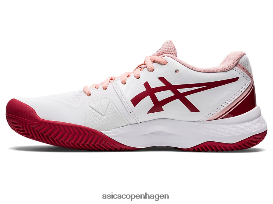 Asics gel-challenger 13 ler hvid/tranebær Z206F62804