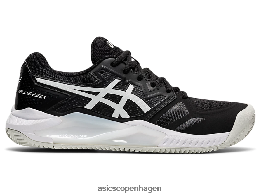Asics gel-challenger 13 ler sort hvid Z206F63656