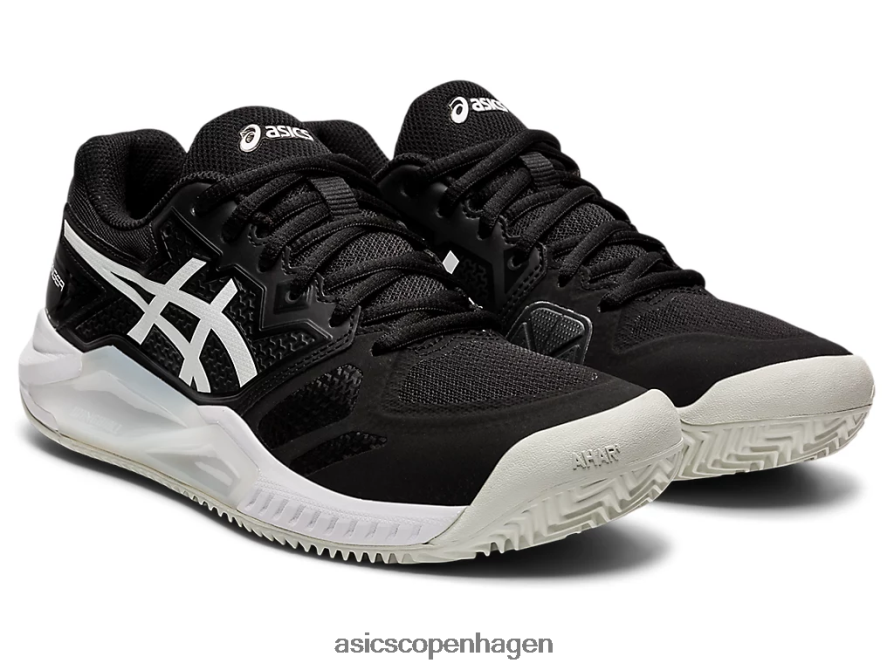 Asics gel-challenger 13 ler sort hvid Z206F63656