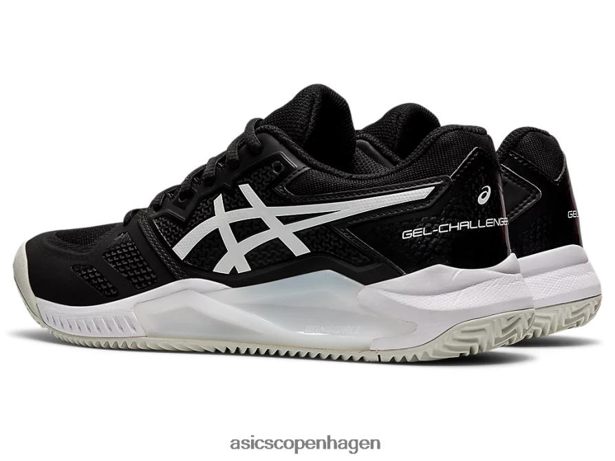 Asics gel-challenger 13 ler sort hvid Z206F63656