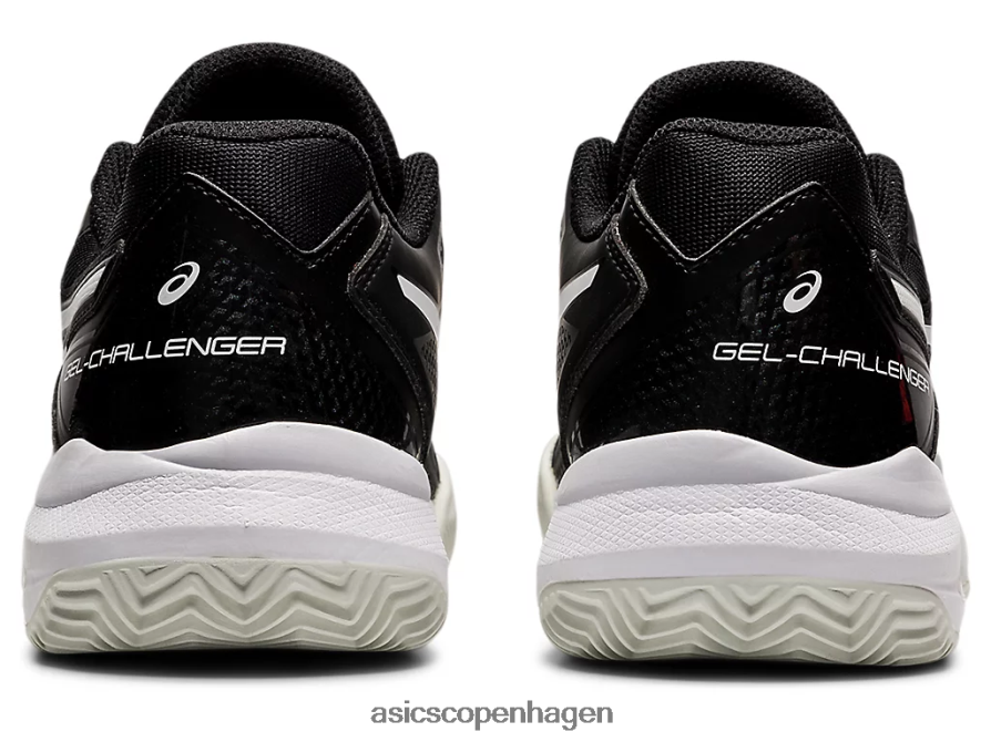 Asics gel-challenger 13 ler sort hvid Z206F63656