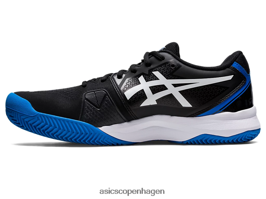 Asics gel-challenger 13 ler sort/elektrisk blå Z206F61129
