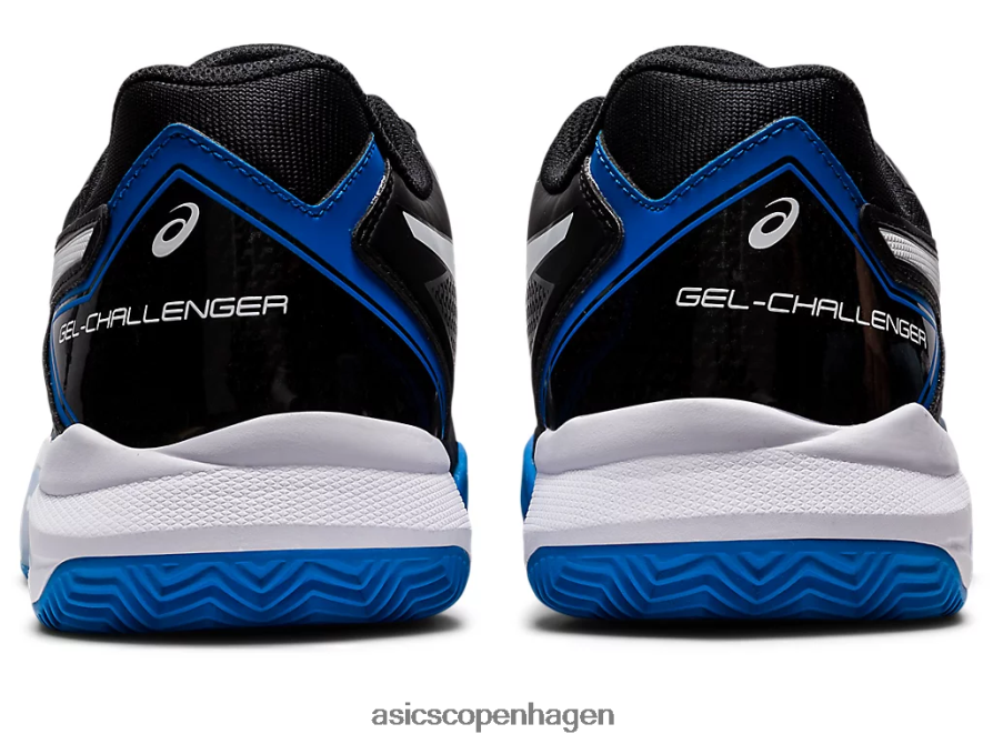 Asics gel-challenger 13 ler sort/elektrisk blå Z206F61129