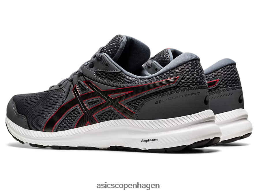 Asics gel-contend 7 bærer grå/klassisk rød Z206F61947