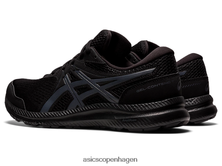 Asics gel-contend 7 ekstra bred sort/bæregrå Z206F61960