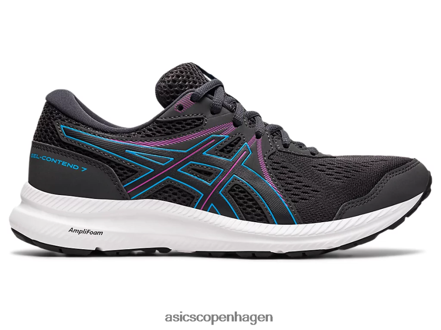 Asics gel-contend 7 grafitgrå/digital aqua Z206F64024