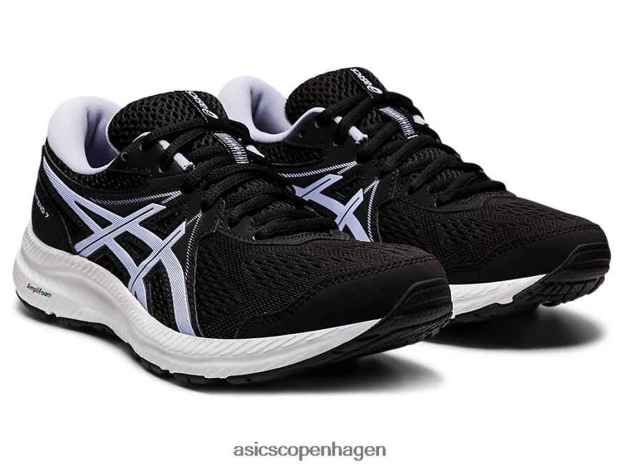 Asics gel-contend 7 sort/lilla opal Z206F64015