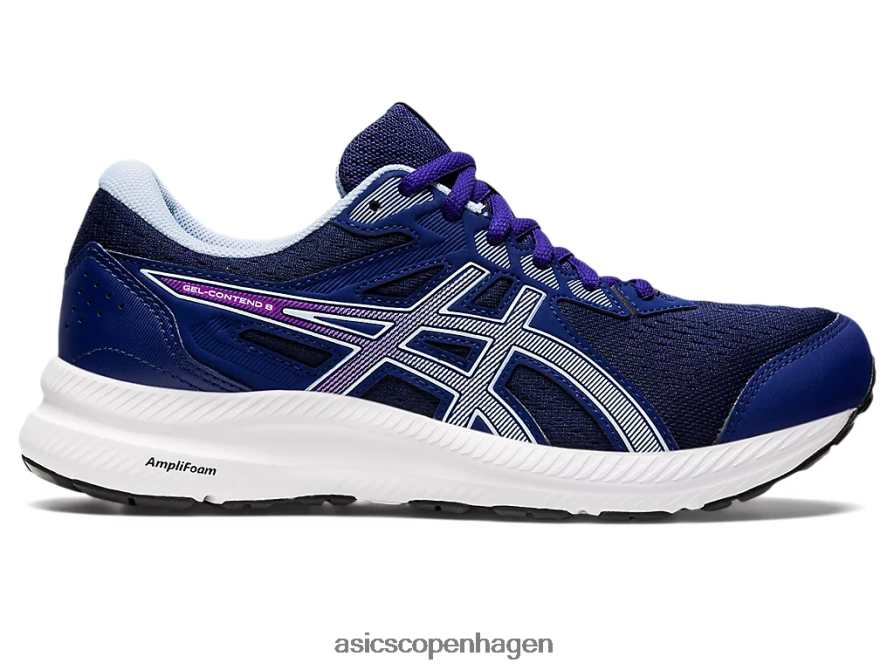 Asics gel-contend 8 bred dyk blå/blød himmel Z206F62597