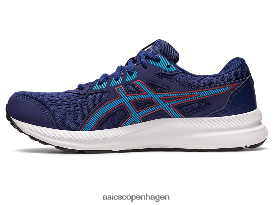 Asics gel-contend 8 ekstra bred indigo blå/øblå Z206F6395