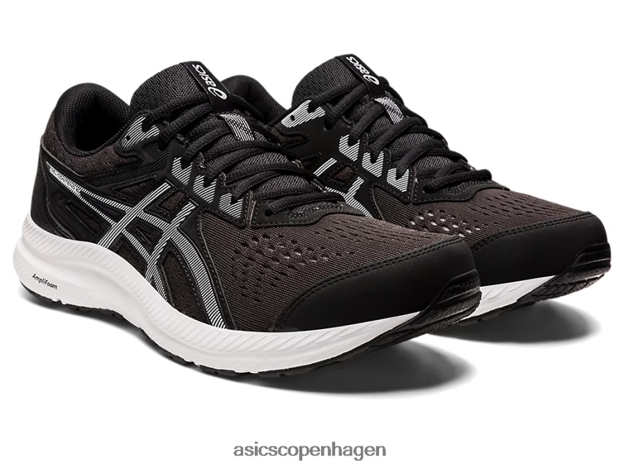 Asics gel-contend 8 ekstra bred sort hvid Z206F6715