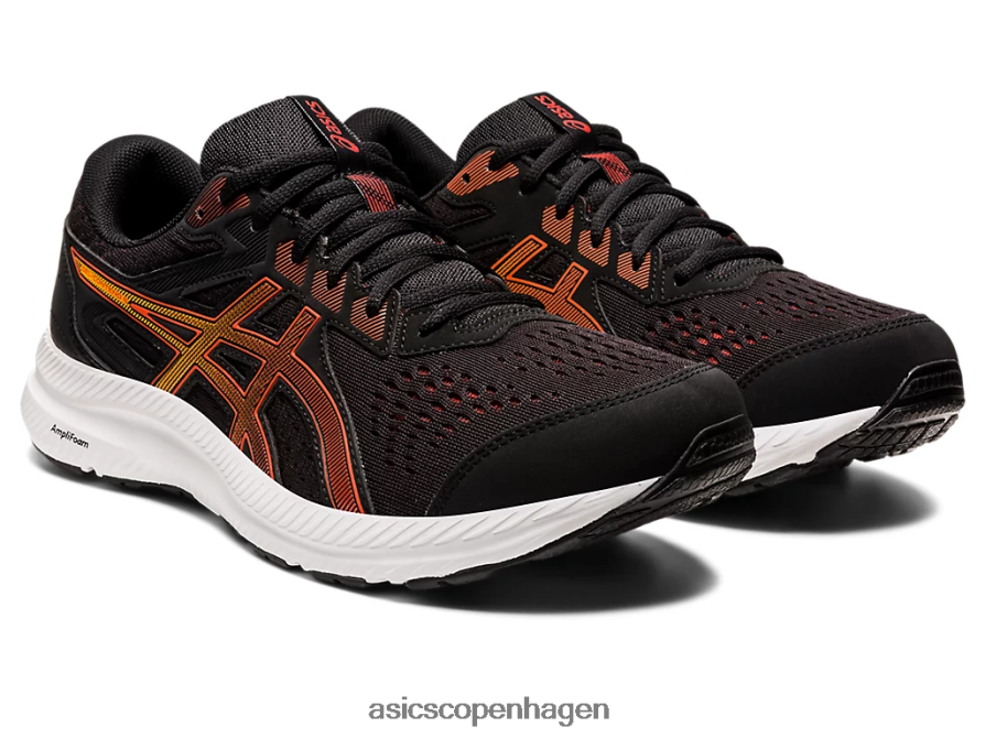 Asics gel-contend 8 ekstra bred sort/cherry tomat Z206F6717