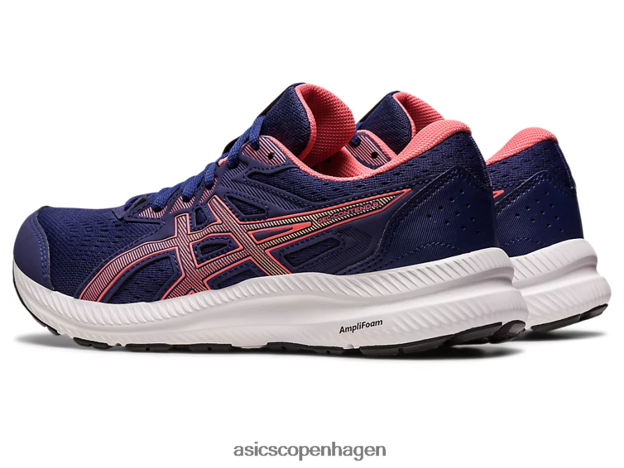 Asics gel-contend 8 indigo blå/papaya Z206F62443
