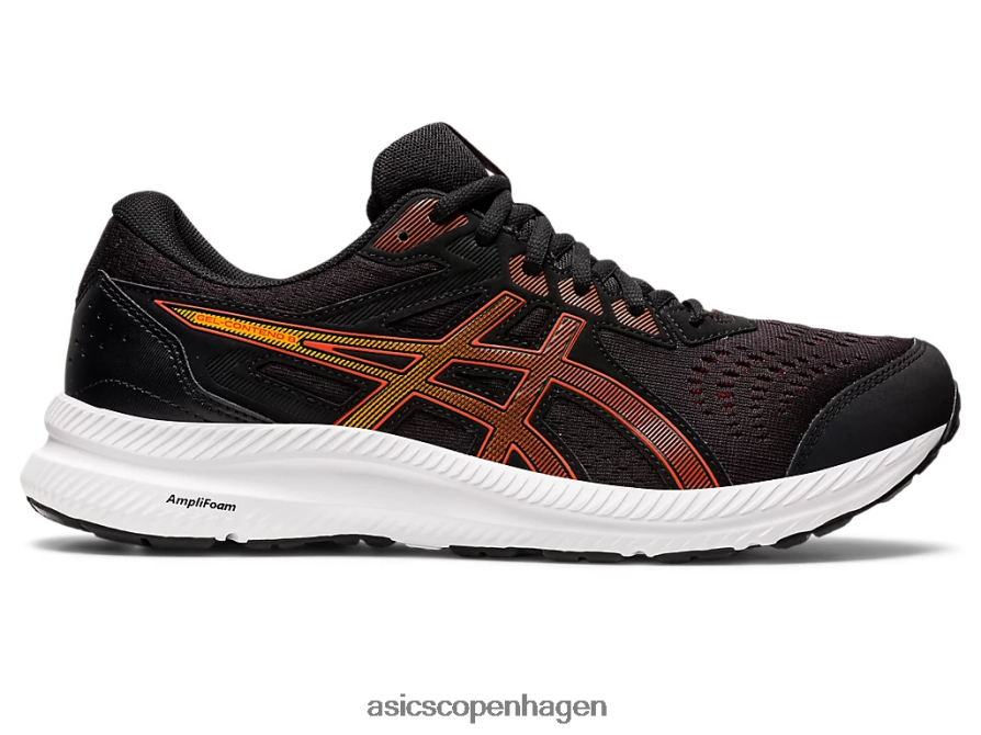 Asics gel-contend 8 sort/cherry tomat Z206F6722