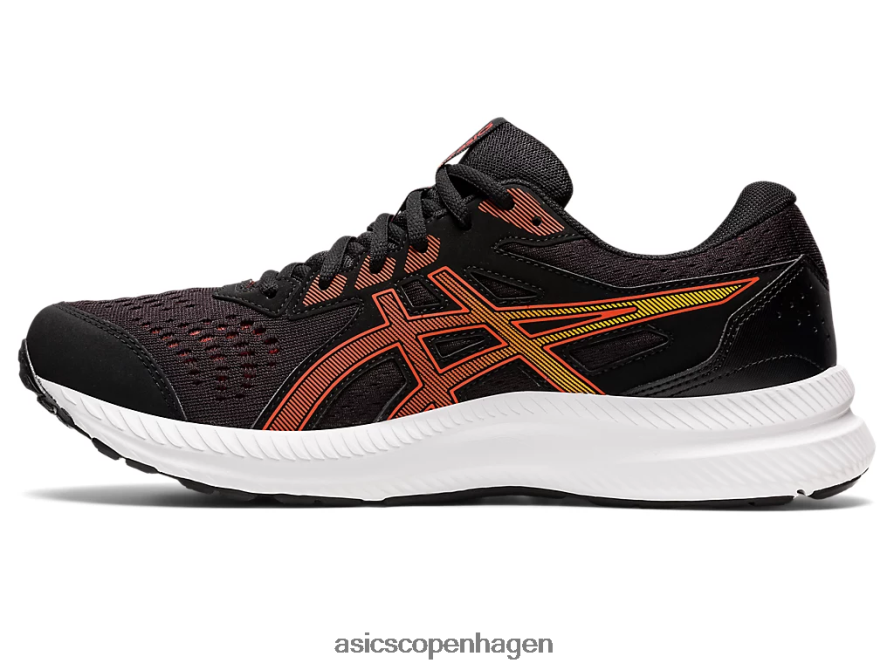 Asics gel-contend 8 sort/cherry tomat Z206F6722