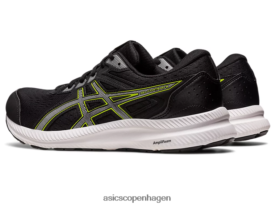 Asics gel-contend 8 sort/ren sølv Z206F6458