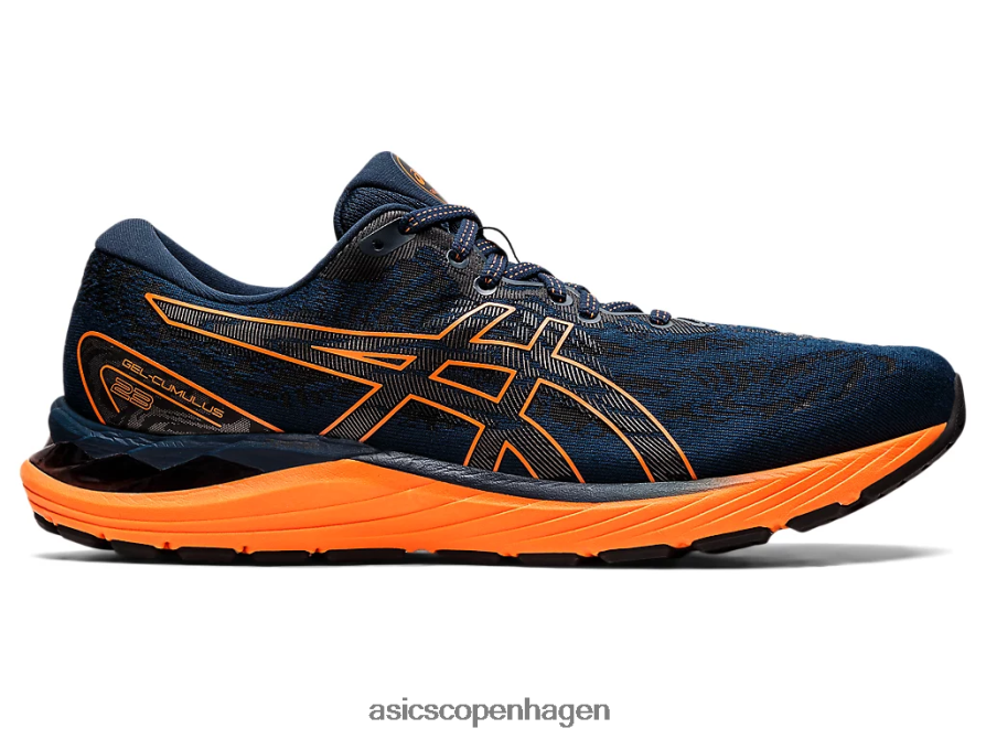 Asics gel-cumulus 23 fransk blå/chokerende orange Z206F61590