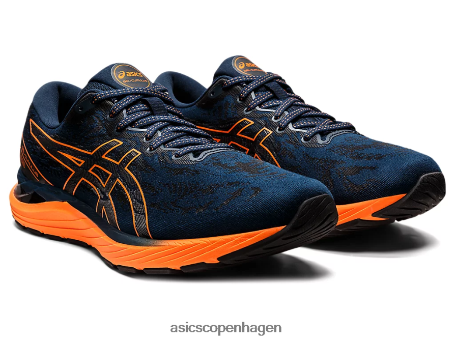Asics gel-cumulus 23 fransk blå/chokerende orange Z206F61590