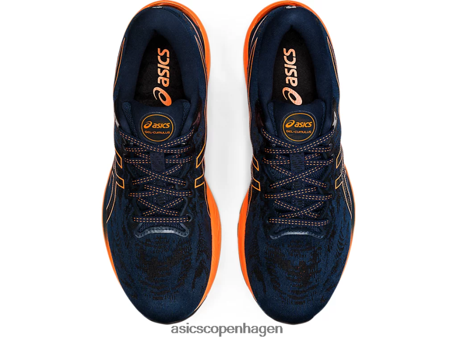 Asics gel-cumulus 23 fransk blå/chokerende orange Z206F61590