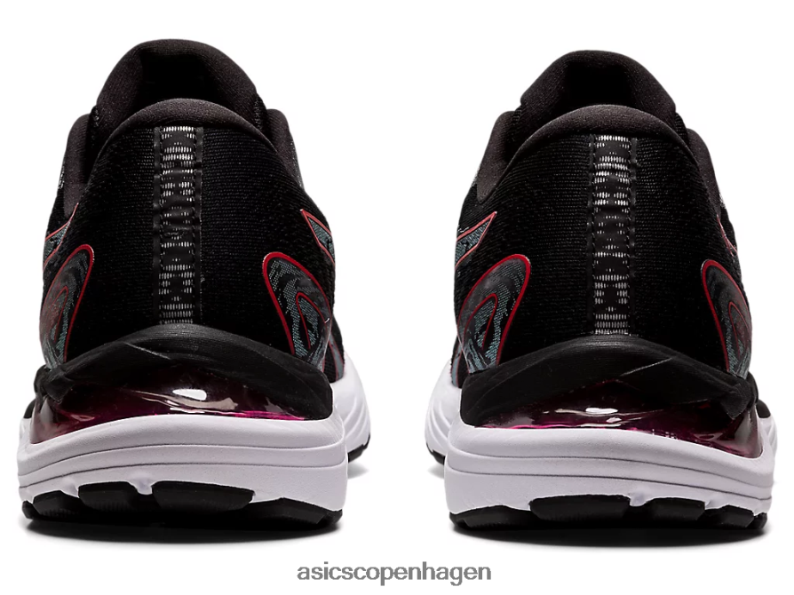 Asics gel-cumulus 23 sort/elektrisk rød Z206F61853