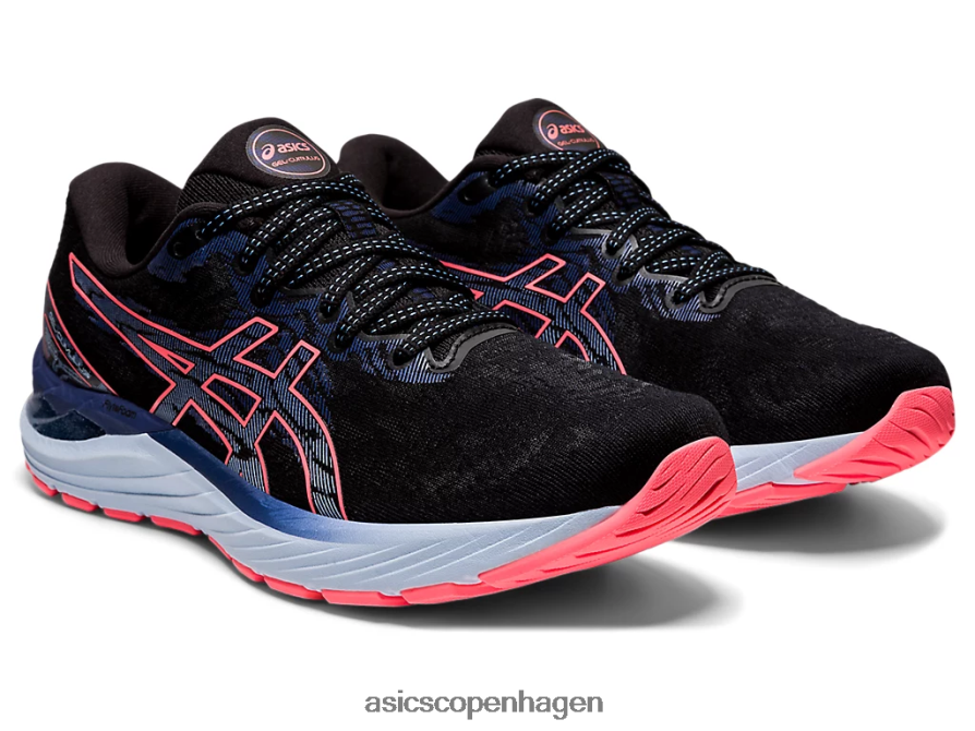 Asics gel-cumulus 23 sort/flammende koral Z206F63886