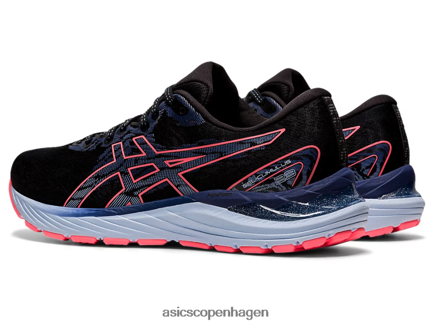 Asics gel-cumulus 23 sort/flammende koral Z206F63886