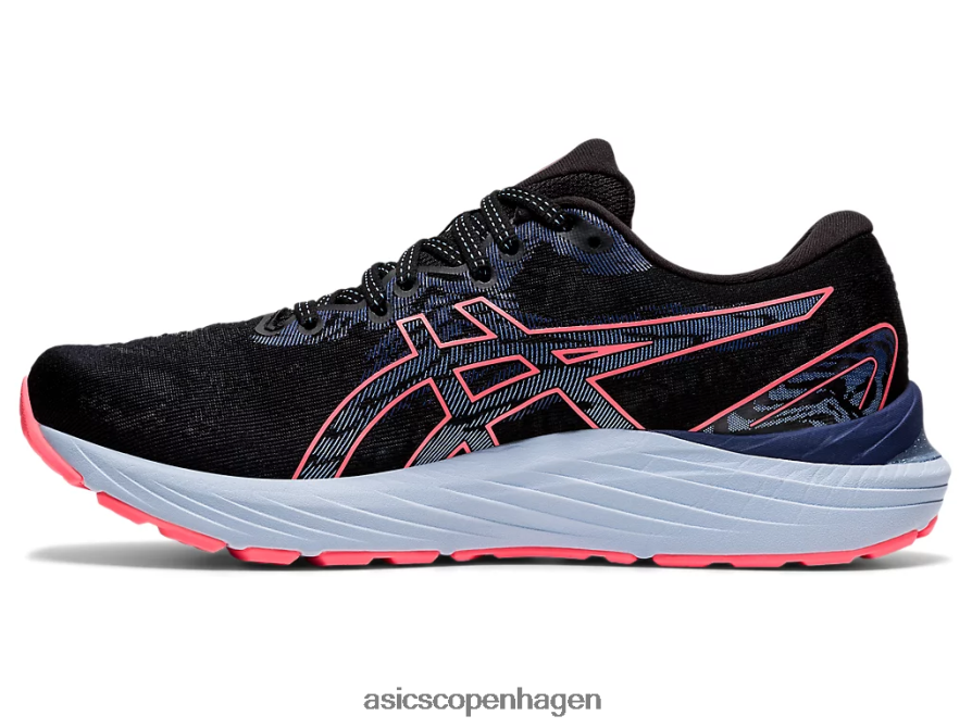 Asics gel-cumulus 23 sort/flammende koral Z206F63886