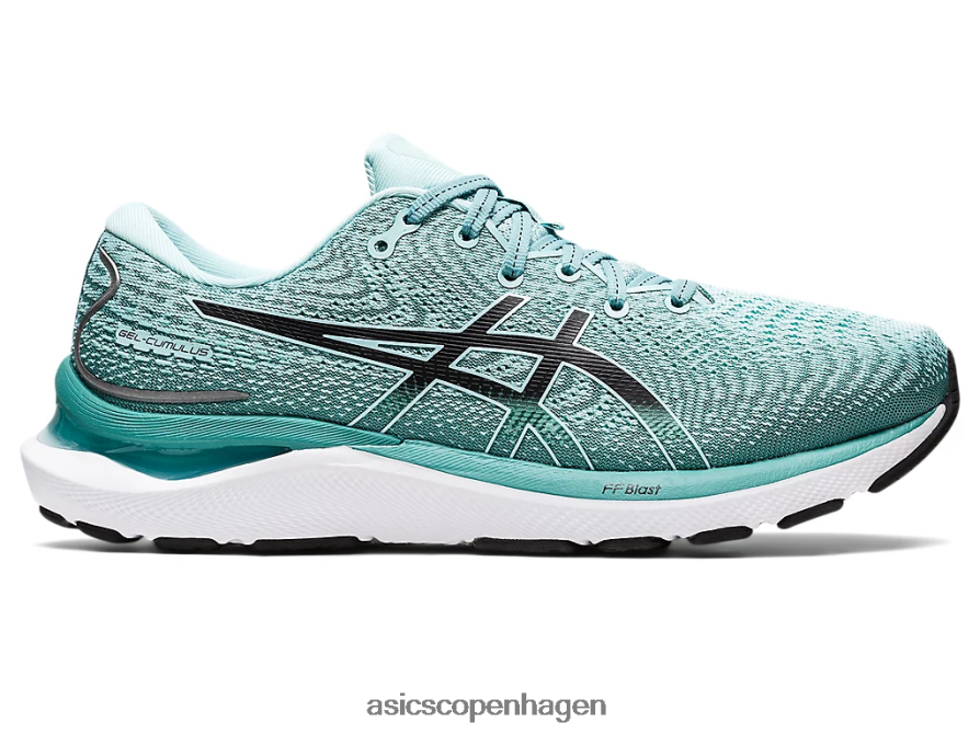 Asics gel-cumulus 24 bred oasis grøn/sort Z206F63249