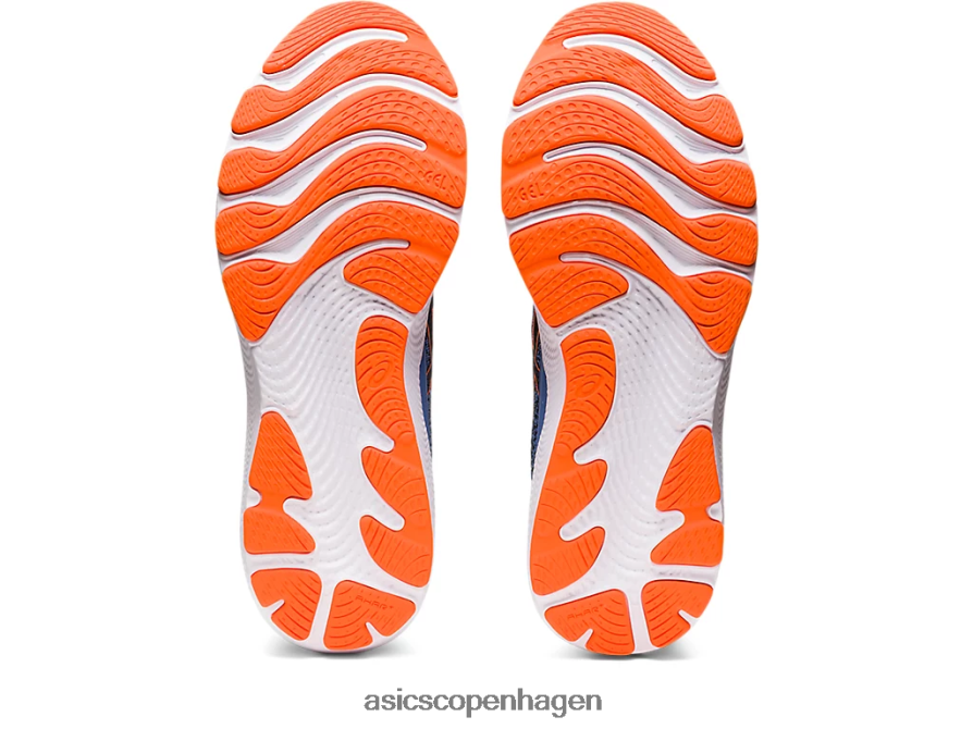 Asics gel-cumulus 24 ekstra bred sort/chokerende orange Z206F6652