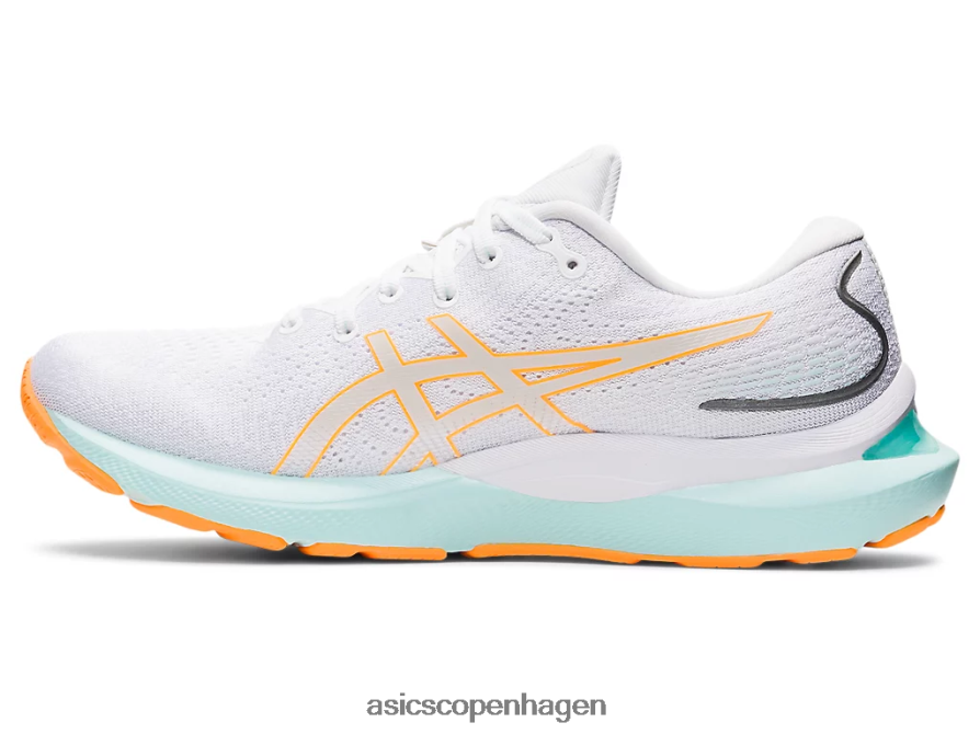 Asics gel-cumulus 24 hvid/orange pop Z206F63232