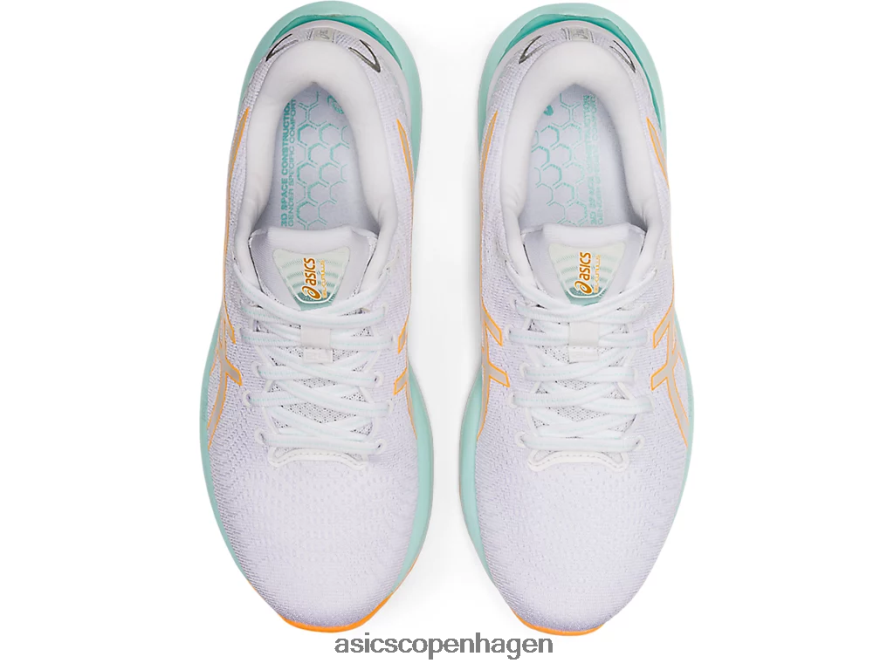 Asics gel-cumulus 24 hvid/orange pop Z206F63232