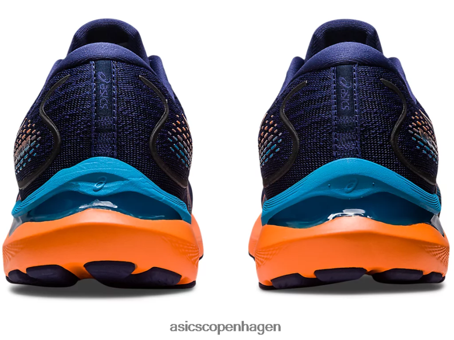 Asics gel-cumulus 24 indigo blå/sol fersken Z206F6363