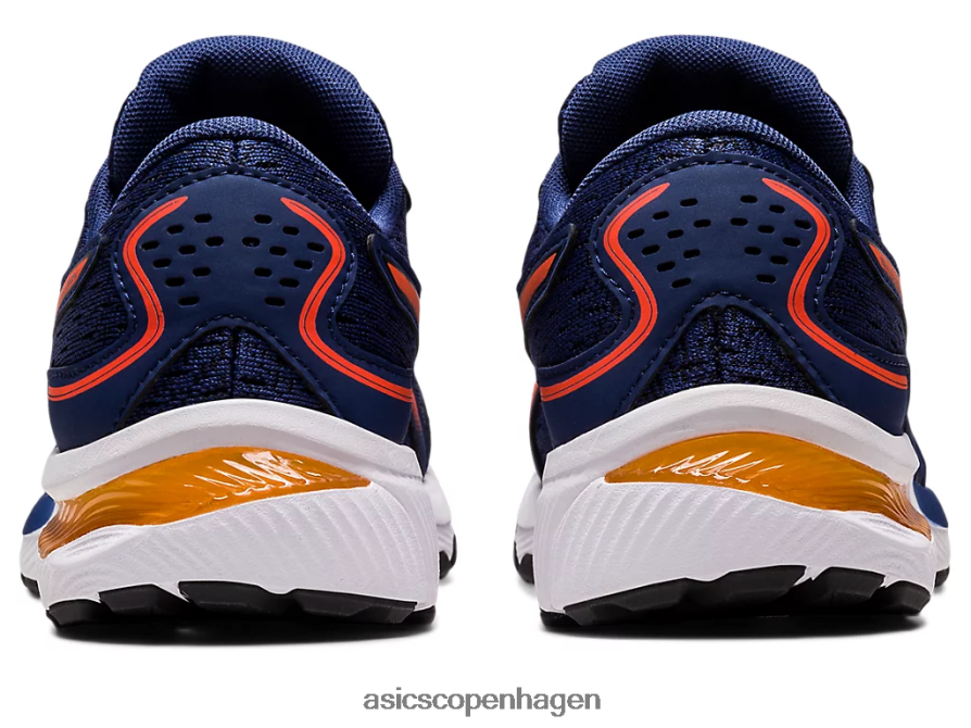 Asics gel-cumulus 24 klasse skole dyb hav/cherry tomat Z206F64364