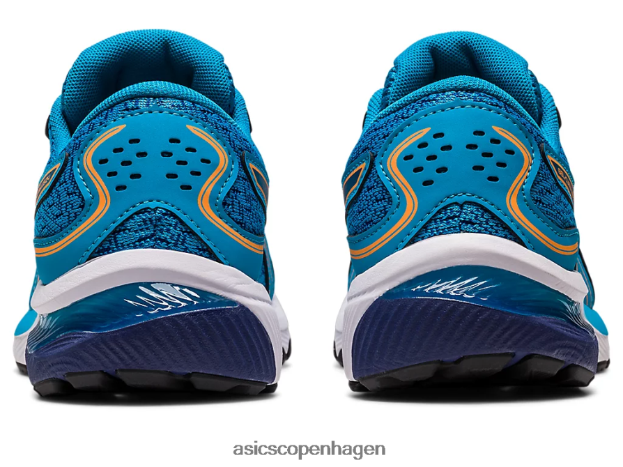 Asics gel-cumulus 24 klasse skole ø blå/sol fersken Z206F64228