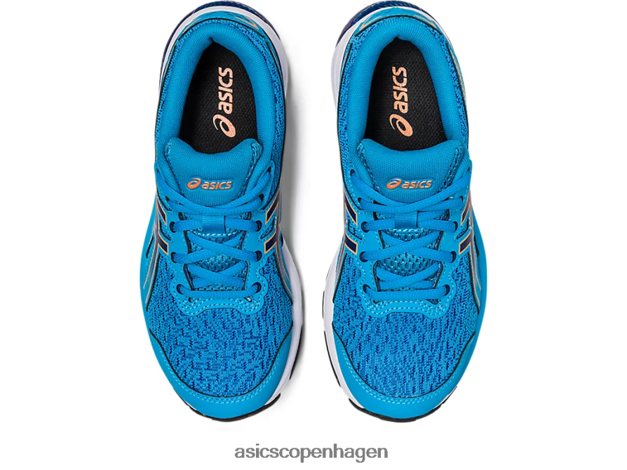 Asics gel-cumulus 24 klasse skole ø blå/sol fersken Z206F64228