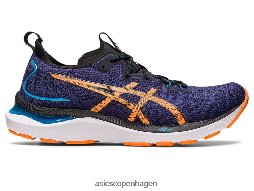 Asics gel-cumulus 24 mk indigo blå/sol fersken Z206F6632