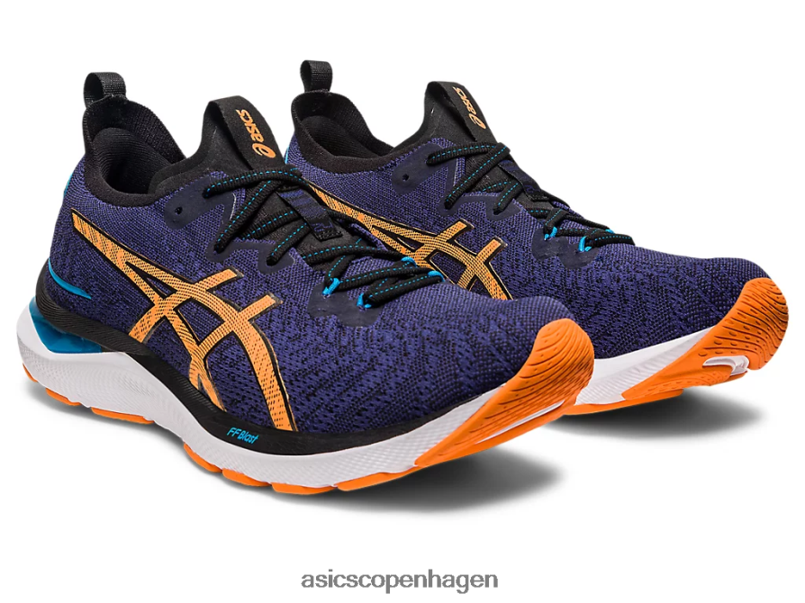 Asics gel-cumulus 24 mk indigo blå/sol fersken Z206F6632