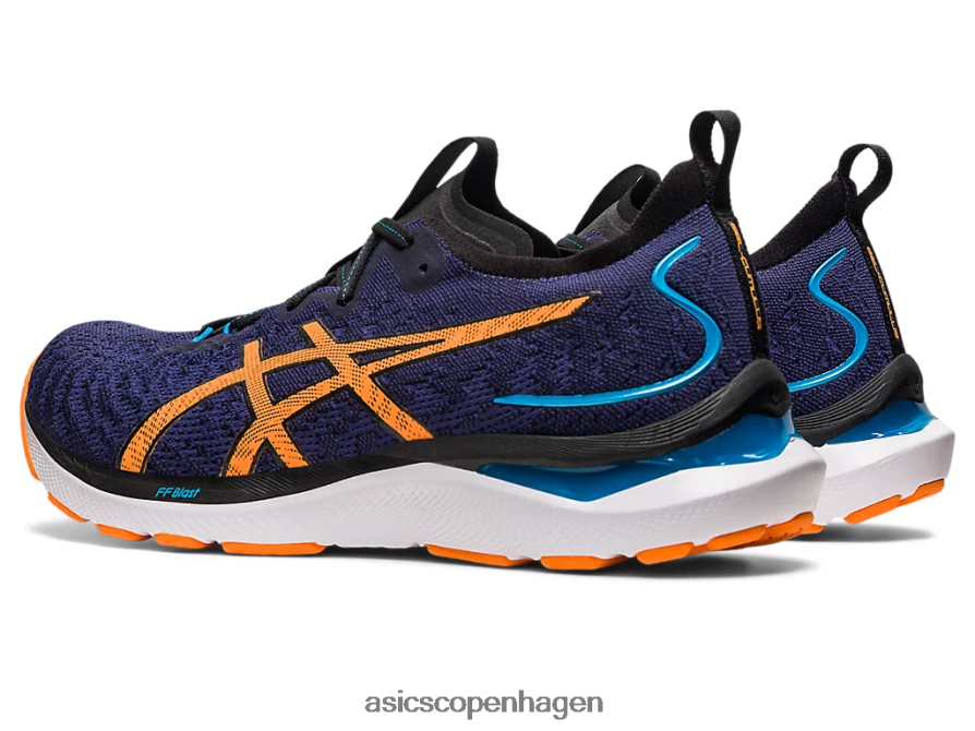 Asics gel-cumulus 24 mk indigo blå/sol fersken Z206F6632