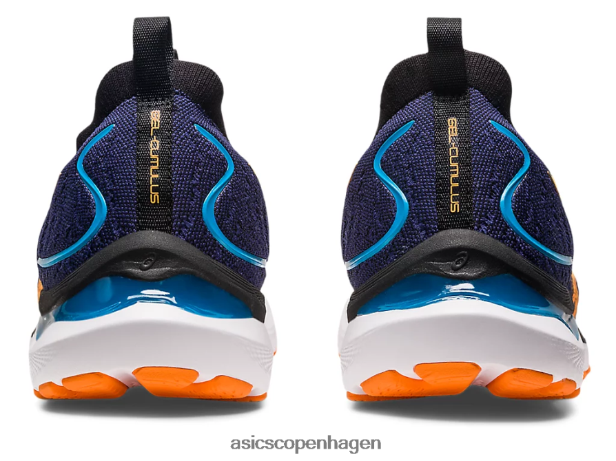 Asics gel-cumulus 24 mk indigo blå/sol fersken Z206F6632