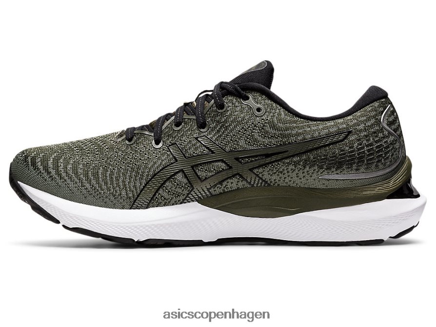 Asics gel-cumulus 24 oliven lærred/sort Z206F61314