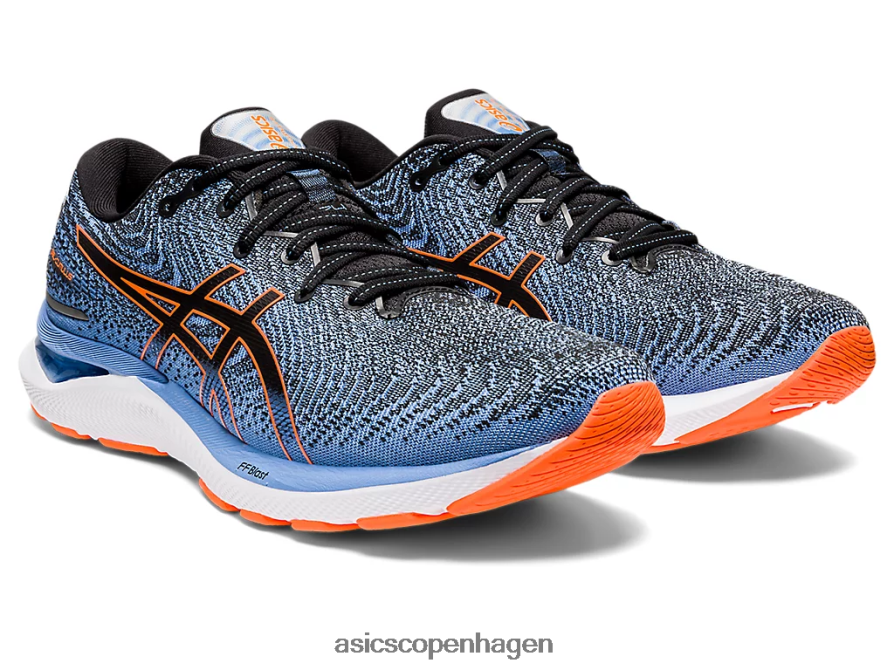Asics gel-cumulus 24 sort/chokerende orange Z206F61311