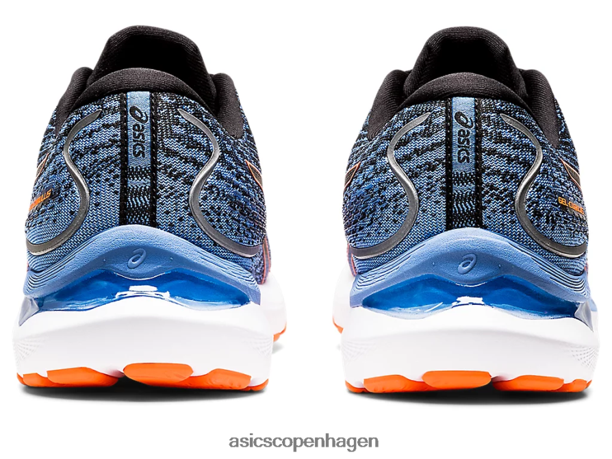 Asics gel-cumulus 24 sort/chokerende orange Z206F61311