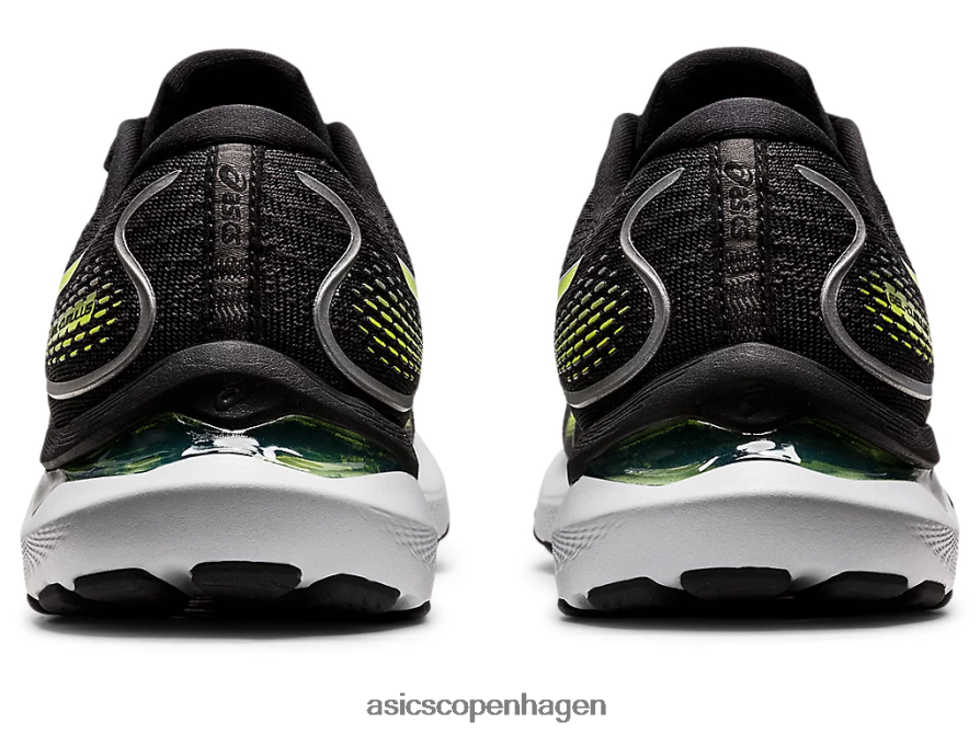 Asics gel-cumulus 24 sort/farlig grøn Z206F61316