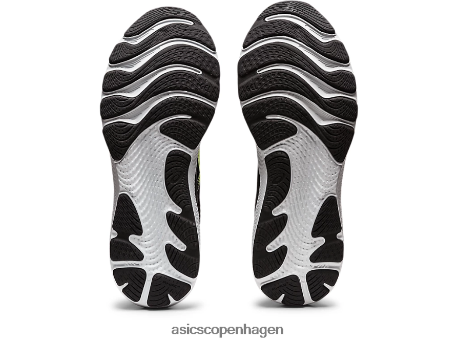 Asics gel-cumulus 24 sort/farlig grøn Z206F61316