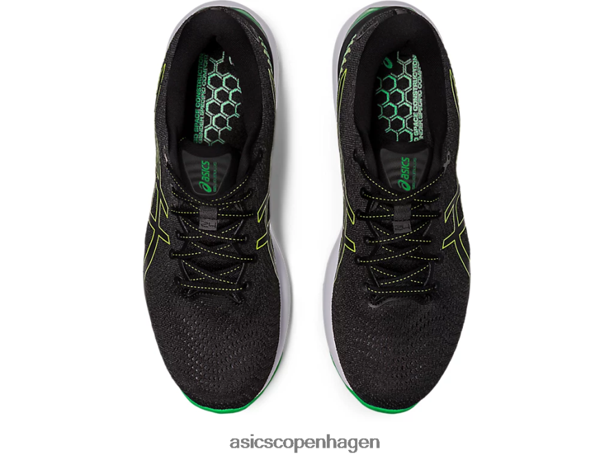 Asics gel-cumulus 24 sort/limeskal Z206F6422