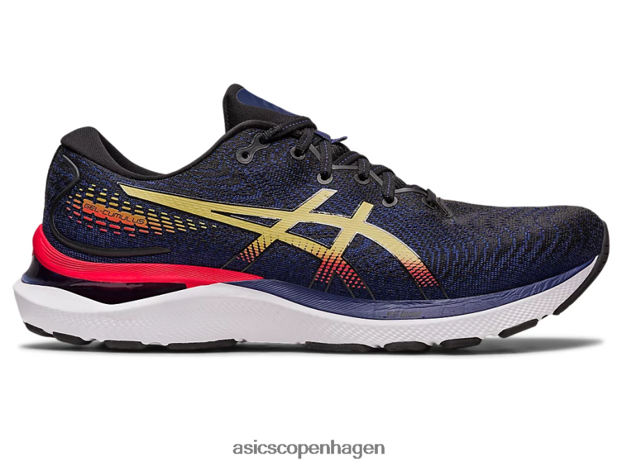 Asics gel-cumulus 24 sort/olivenolie Z206F6382