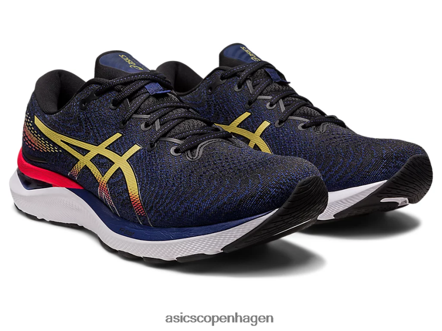 Asics gel-cumulus 24 sort/olivenolie Z206F6382