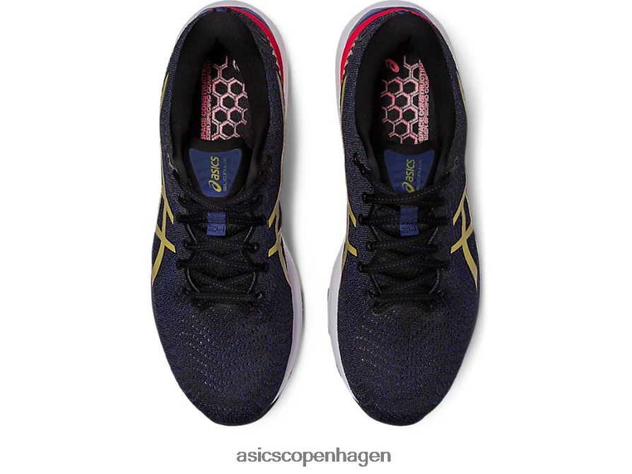 Asics gel-cumulus 24 sort/olivenolie Z206F6382